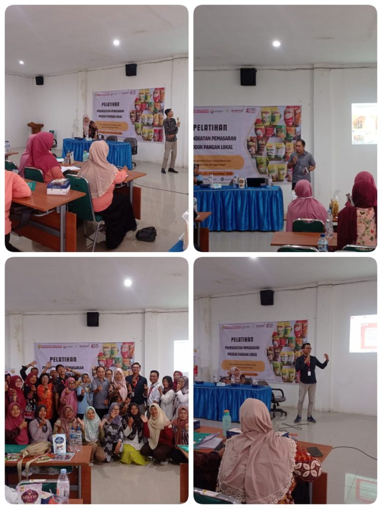 Pelatihan Peningkatan Pemasaran Produk Pangan Lokal di Technopark Pangan Grobogan Hari Ke-2 Kloter II